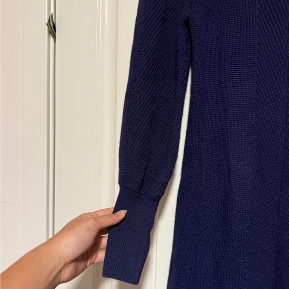 WHBM Navy Blue Knit Dress - Picture 2 of 4